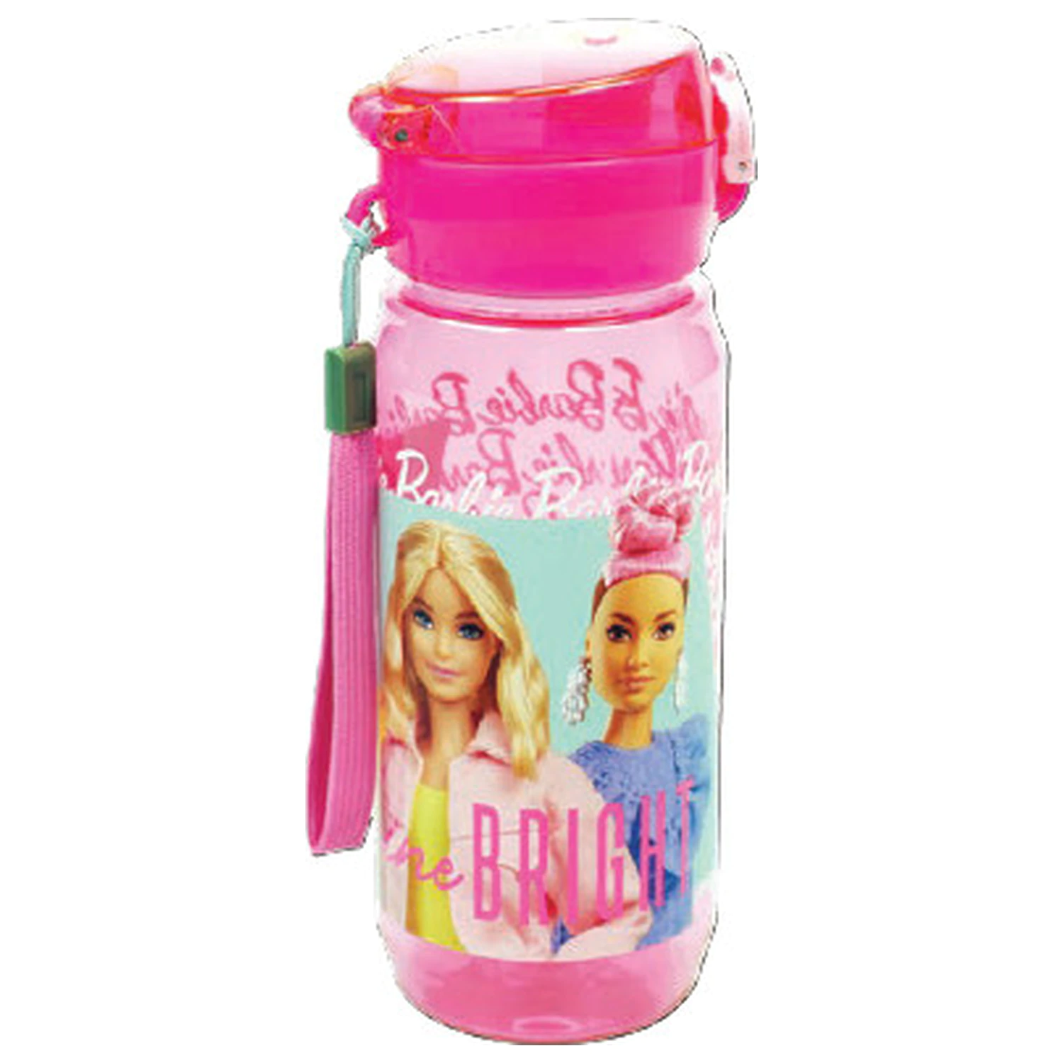 Barbie Shine Bright Sticlă de Apă din Plastic cu Agățătoare 600 ml poza produsului