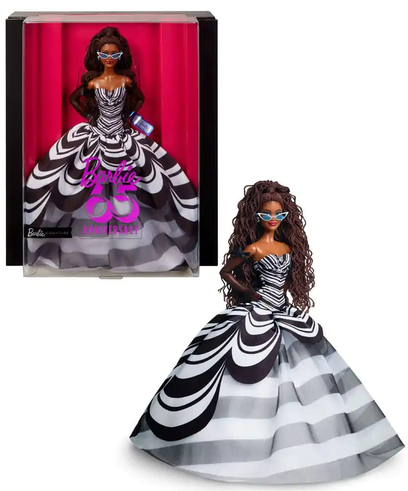 Papusa Barbie Signature Doll 65th Anniversary Brunette poza produsului