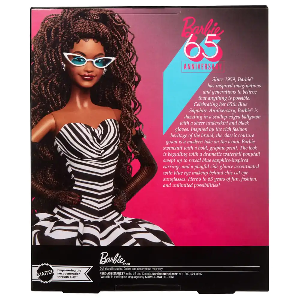 Papusa Barbie Signature Doll 65th Anniversary Brunette poza produsului