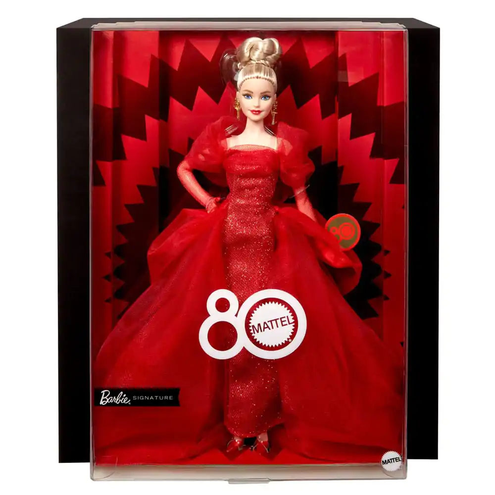 Barbie Signature Doll 80th Anniversary Blonde Papusa poza produsului