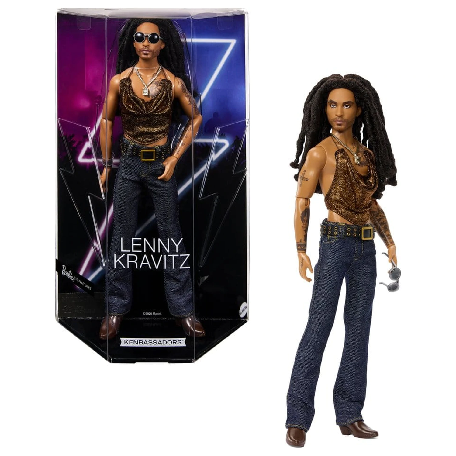 Păpușă Barbie Signature Kenbassadors: Lenny Kravitz poza produsului