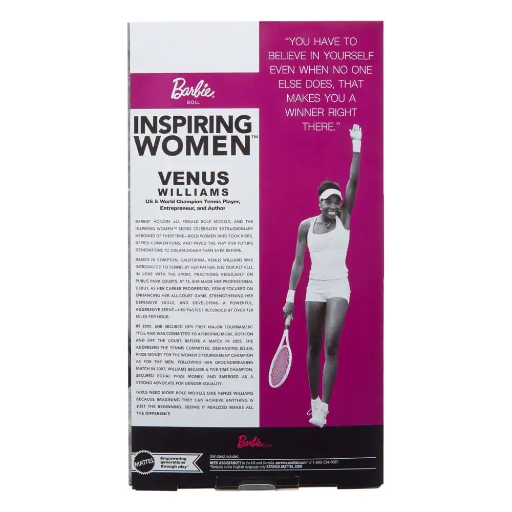 Barbie Signature Inspiring Women Papusa Venus Williams poza produsului