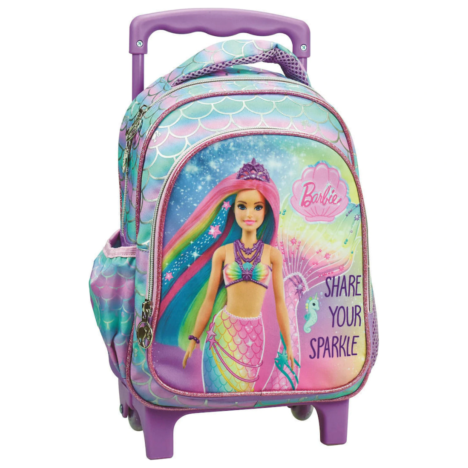 Barbie Sparkle Rolling Ghiozdan de Gradinita, Geanta 30 cm poza produsului