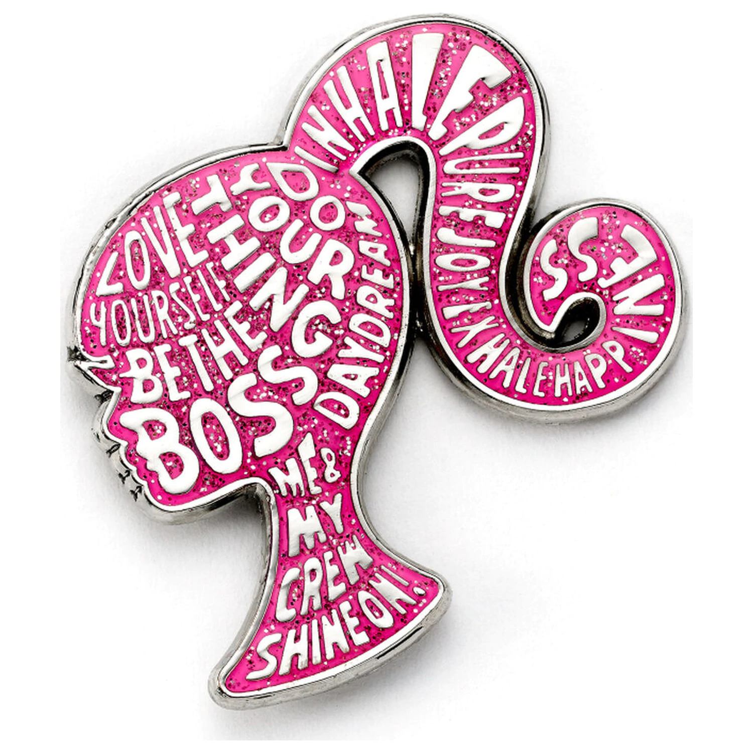 Barbie Sparkly Silhouette insigna pin poza produsului
