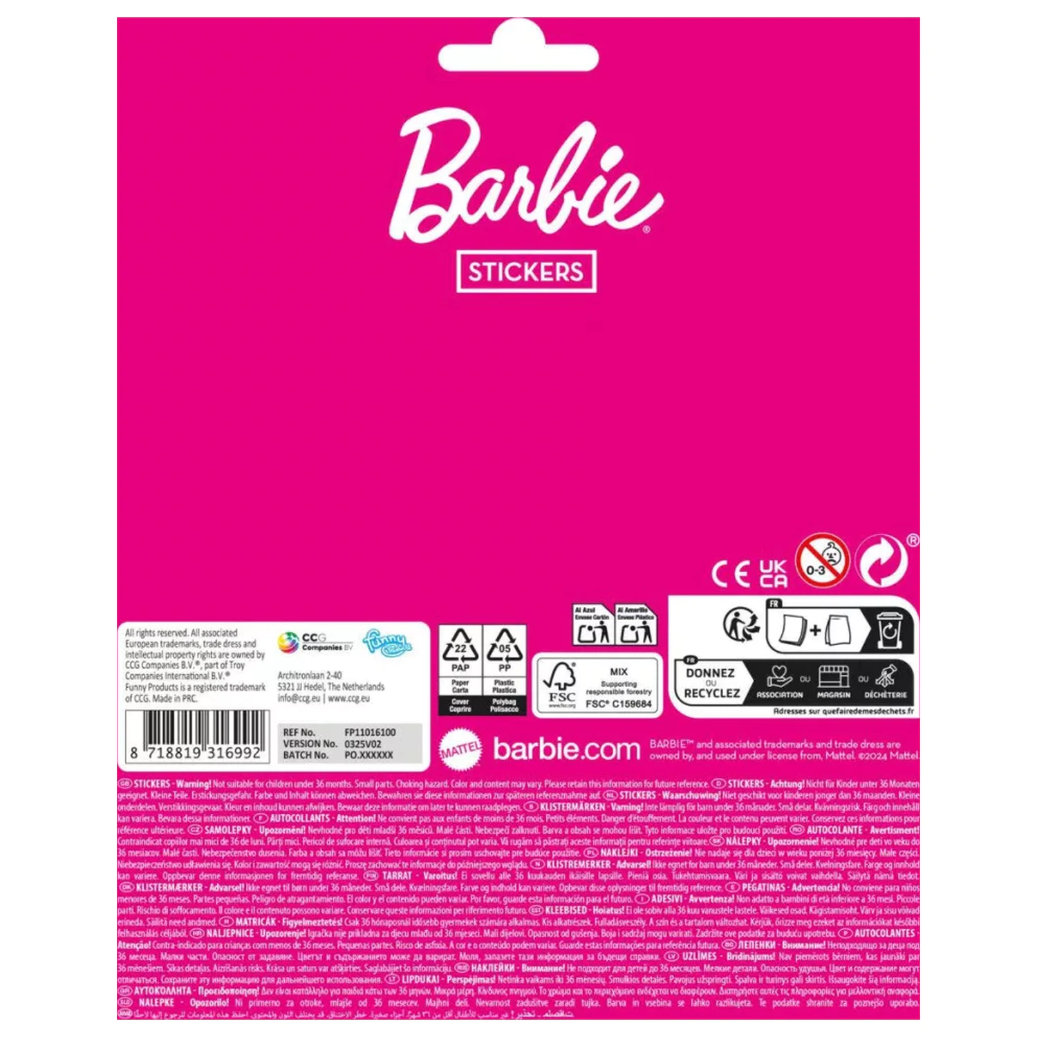 Barbie Stylish Friends sticker poza produsului