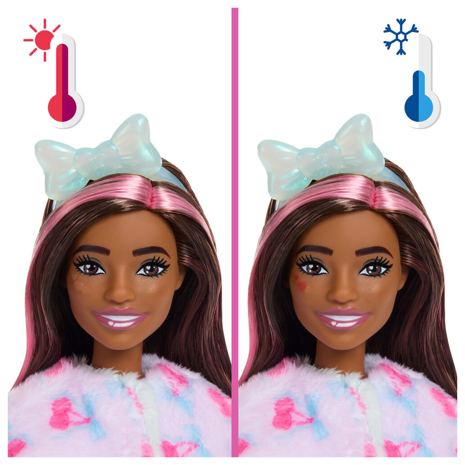 Barbie Sweet Ties Cutie Reveal Mint Bunny păpușă poza produsului