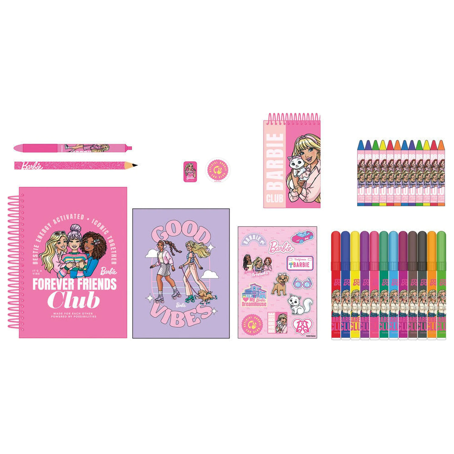 Barbie set de activitati 43 piese poza produsului