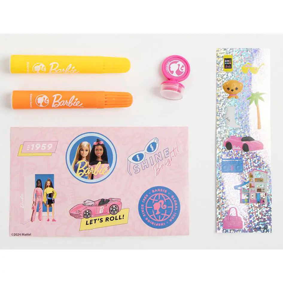 Set de papetarie de colorat Barbie poza produsului