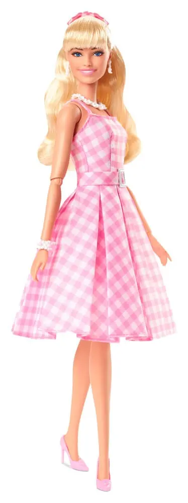 Barbie The Movie Păpușă Barbie in Rochie Gingham Roz [AMBALAJ DETERIORAT] poza produsului