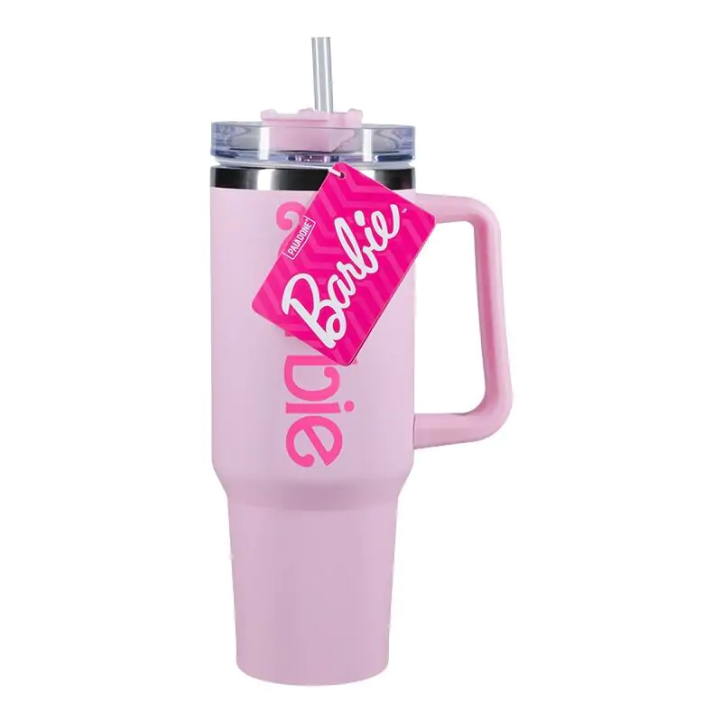 Barbie termos cană cu pai 1200ml poza produsului