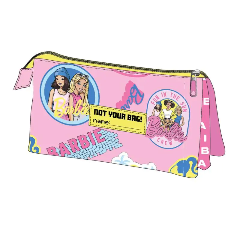 Barbie etui triplu pentru creioane poza produsului