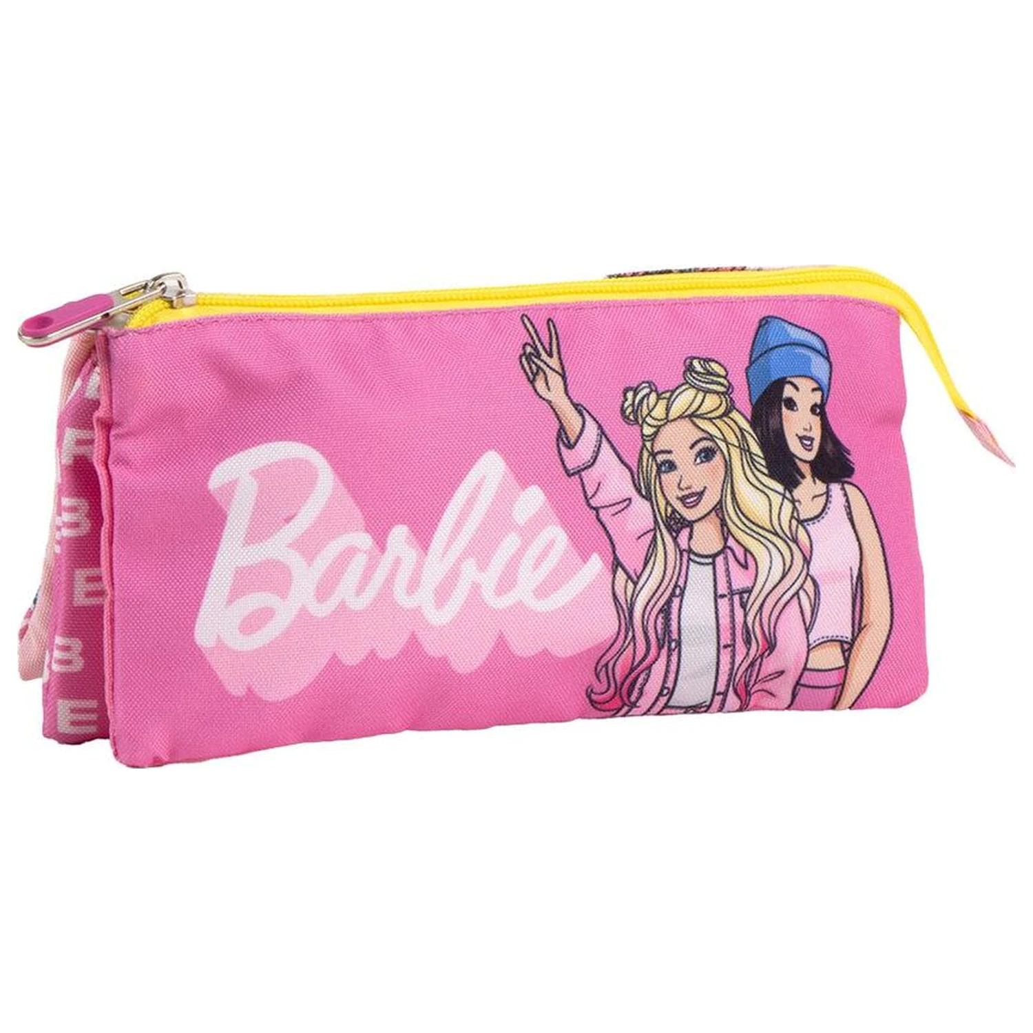 Barbie etui triplu pentru creioane poza produsului