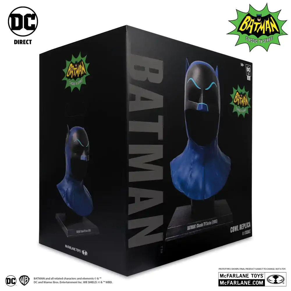 Batman 1966 DC Direct Replică 1/1 Batman Cagulă 53 cm poza produsului