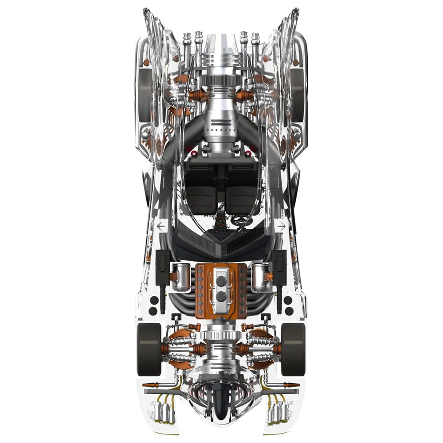 Batman 1989 Super Cyborg Vehicle Batmobile 1989 (Transparent) 35 cm poza produsului