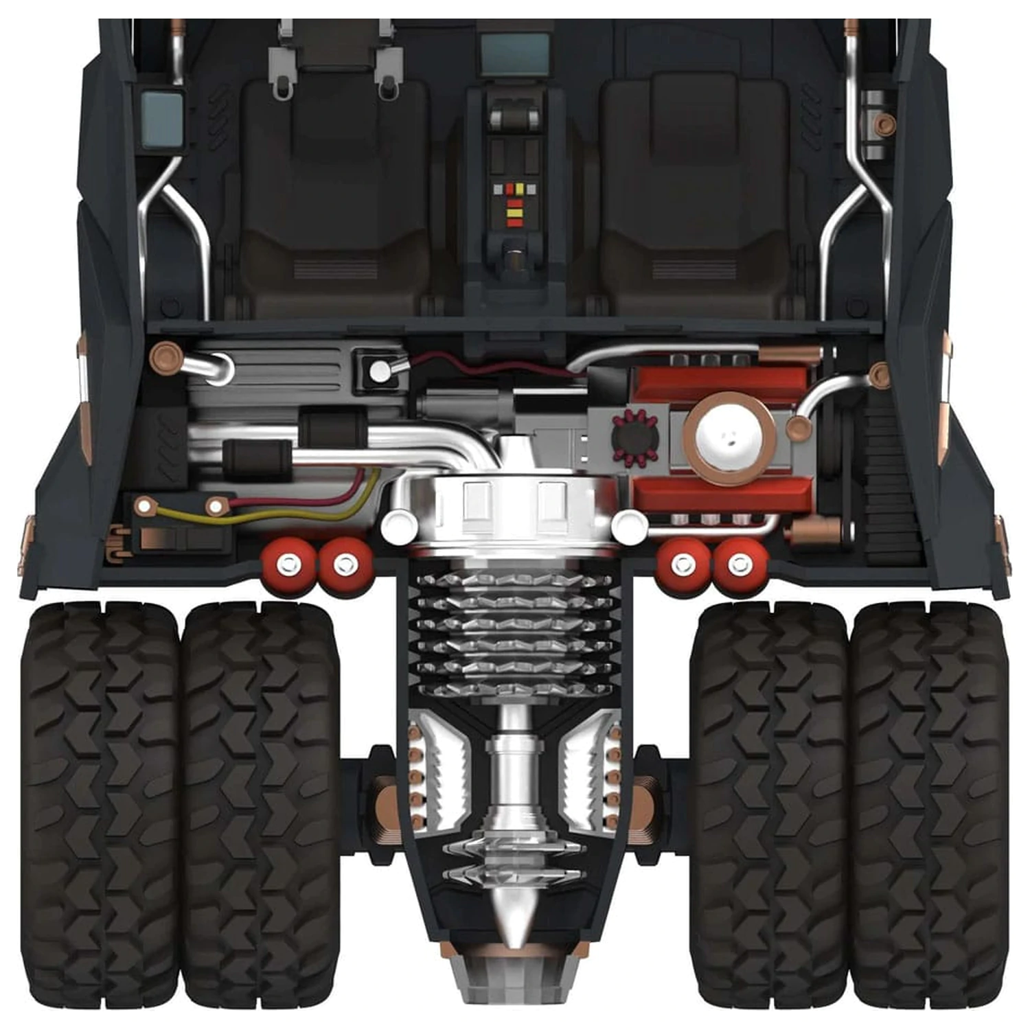 Batman 1989 Super Cyborg Vehicul Batmobile Tumbler (Full Color) 33 cm poza produsului