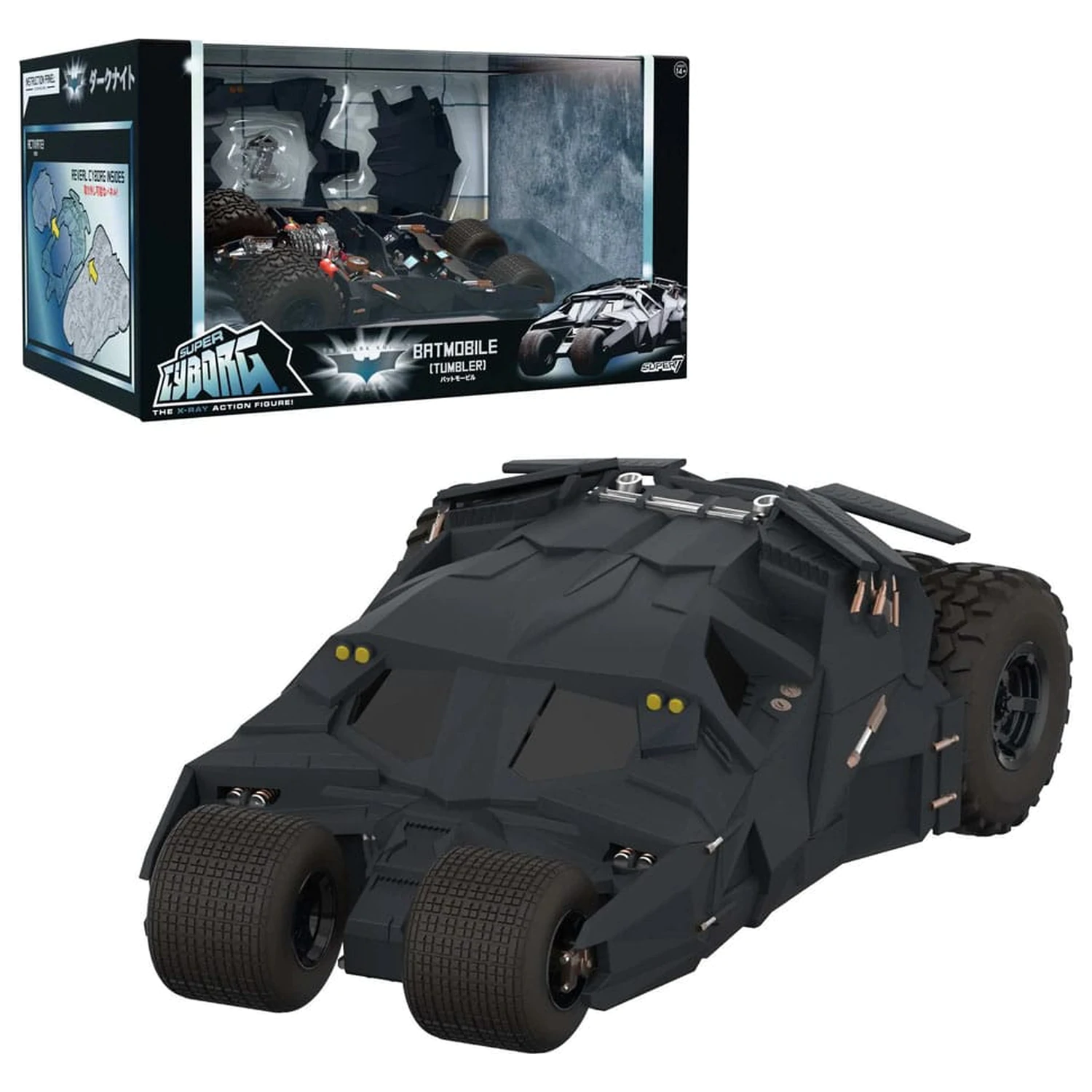 Batman 1989 Super Cyborg Vehicul Batmobile Tumbler (Full Color) 33 cm poza produsului