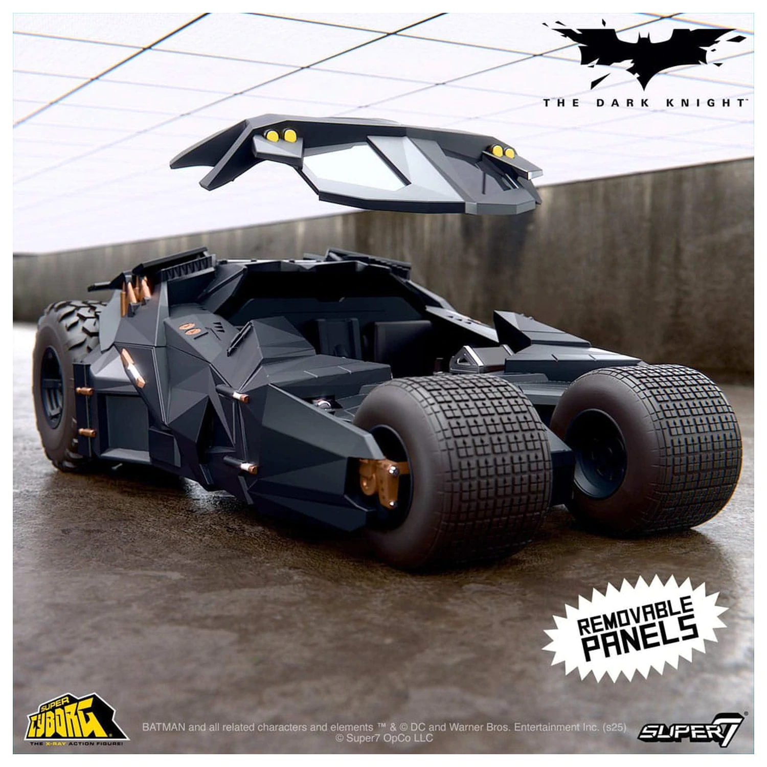 Batman 1989 Super Cyborg Vehicul Batmobile Tumbler (Full Color) 33 cm poza produsului