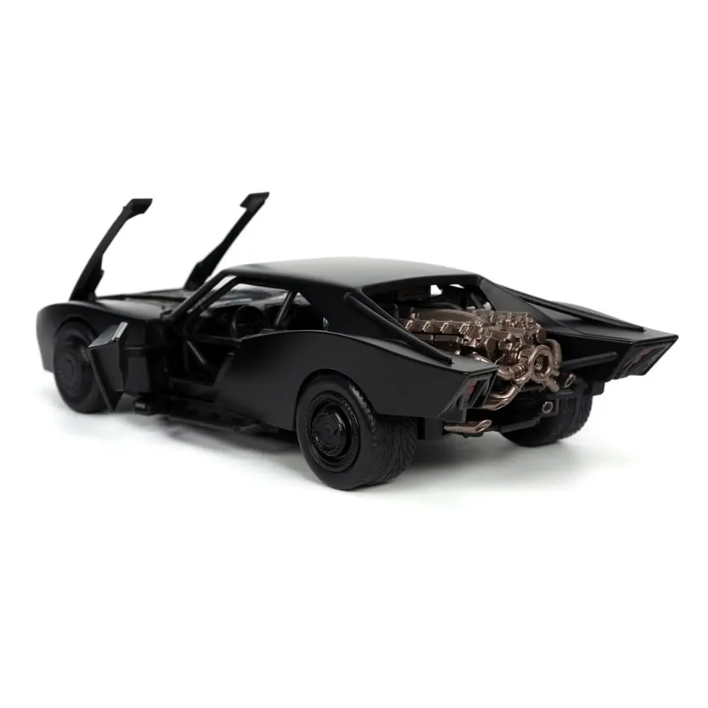 Batman 2022 Hollywood Rides Model Diecast 1/24 2022 Batmobile cu Figurina poza produsului