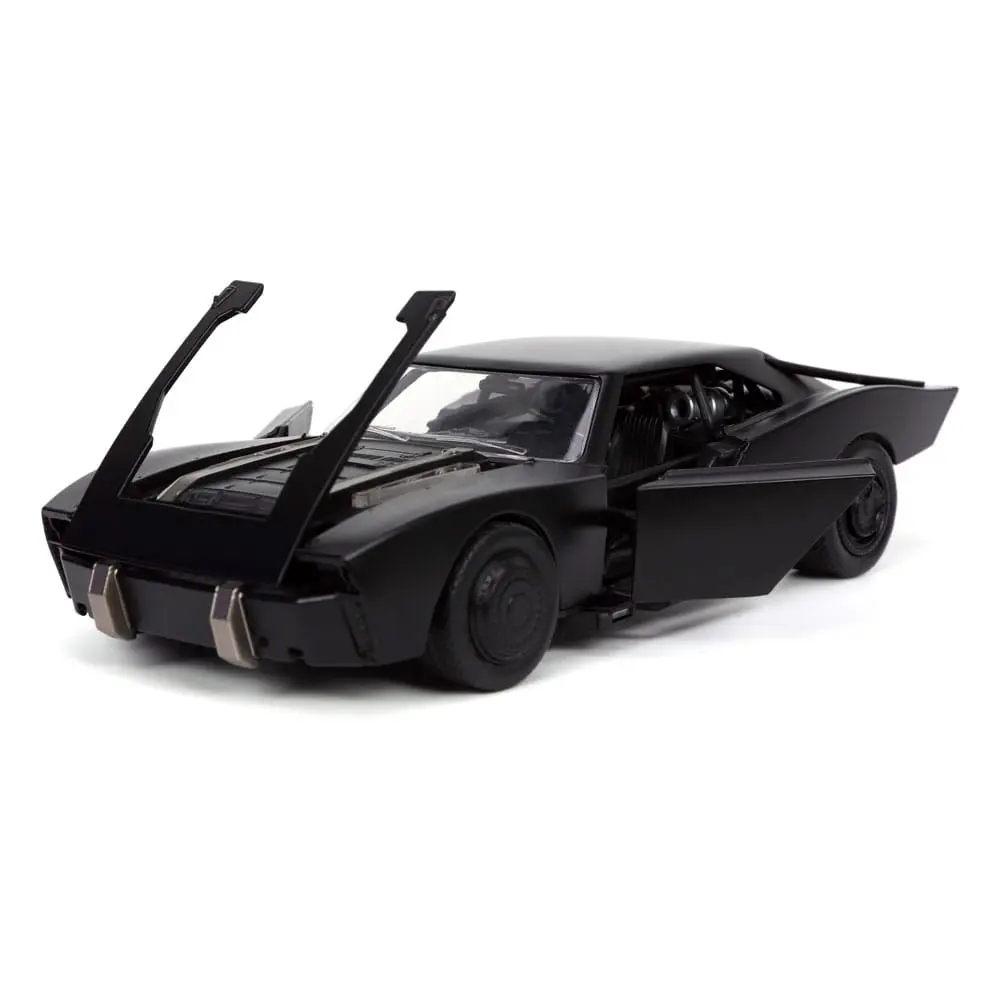 Batman 2022 Hollywood Rides Model Diecast 1/24 2022 Batmobile cu Figurina poza produsului