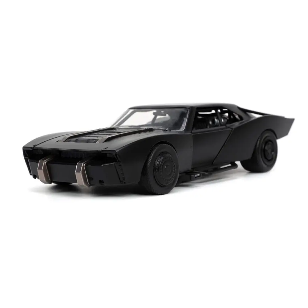 Batman 2022 Hollywood Rides Model Diecast 1/24 2022 Batmobile cu Figurina poza produsului