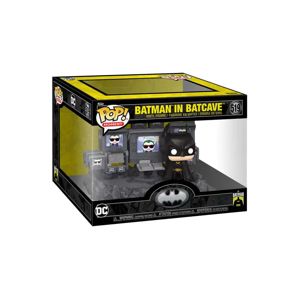 Batman 85th Anniversary Funko POP Moments Deluxe Figurine Vinil Batman în Batcave 9 cm poza produsului