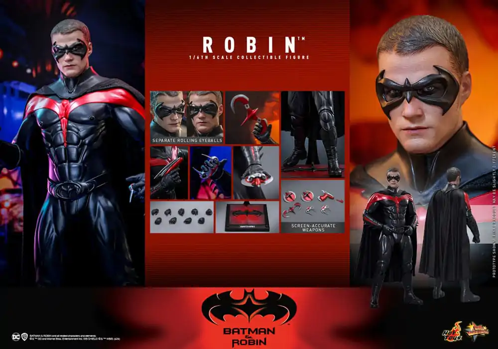 Batman & Robin Movie Masterpiece Figurina de acțiune 1/6 Robin 30 cm poza produsului