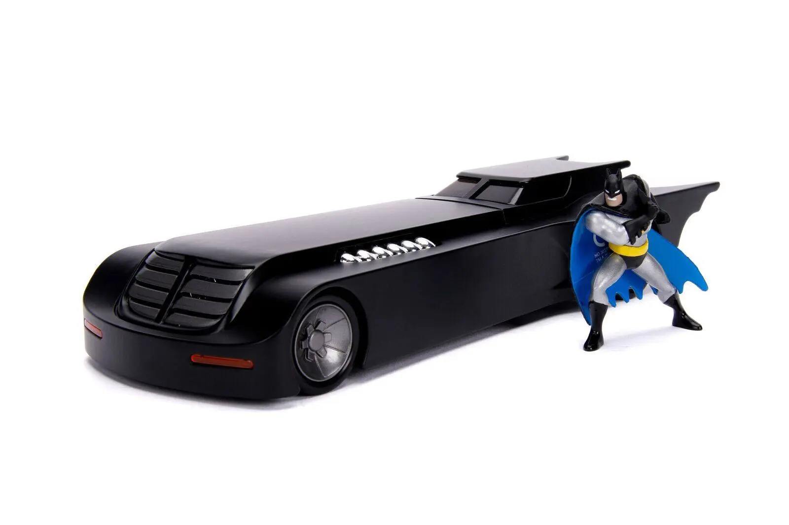 Batman Animated Series Metals Diecast model 1/24 Batmobile with figure poza produsului