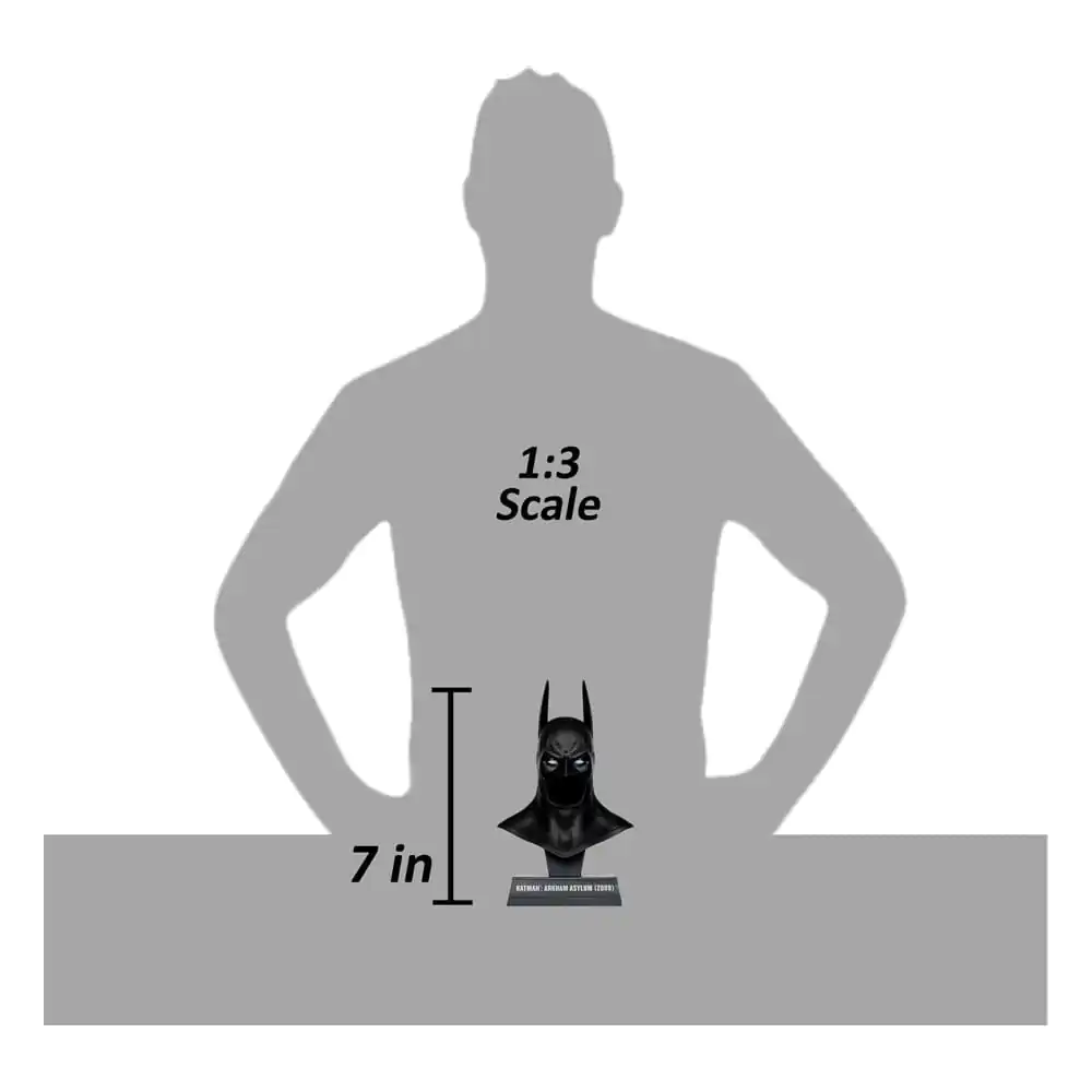 Batman: Arkham Asylum DC Direct Mini Replica 1/3 Batman Cowl 19 cm poza produsului