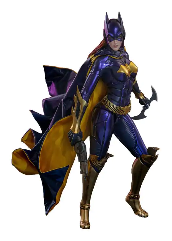 Figurină de Acțiune de Colecție Batman Arkham Knight Videogame 1/6 Batgirl (Versiune Mov și Auriu) Exclusivă 30 cm poza produsului