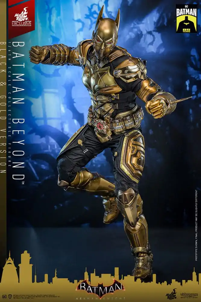Batman: Arkham Knight Figurina de Acțiune Masterpiece Videogame 1/6 Batman Beyond (Black & Gold Version) 32 cm poza produsului