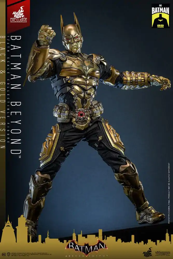 Batman: Arkham Knight Figurina de Acțiune Masterpiece Videogame 1/6 Batman Beyond (Black & Gold Version) 32 cm poza produsului