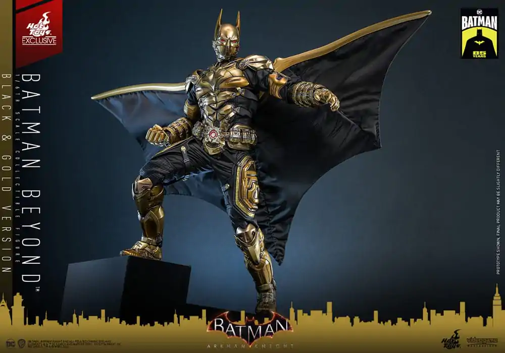 Batman: Arkham Knight Figurina de Acțiune Masterpiece Videogame 1/6 Batman Beyond (Black & Gold Version) 32 cm poza produsului