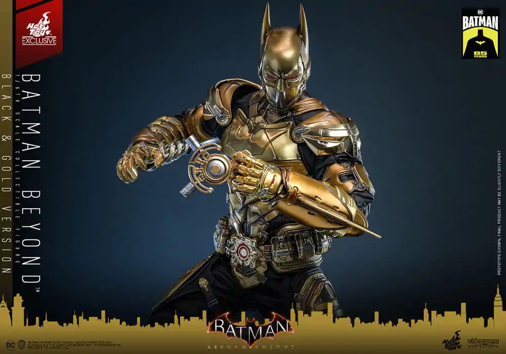 Batman: Arkham Knight Figurina de Acțiune Masterpiece Videogame 1/6 Batman Beyond (Black & Gold Version) 32 cm poza produsului