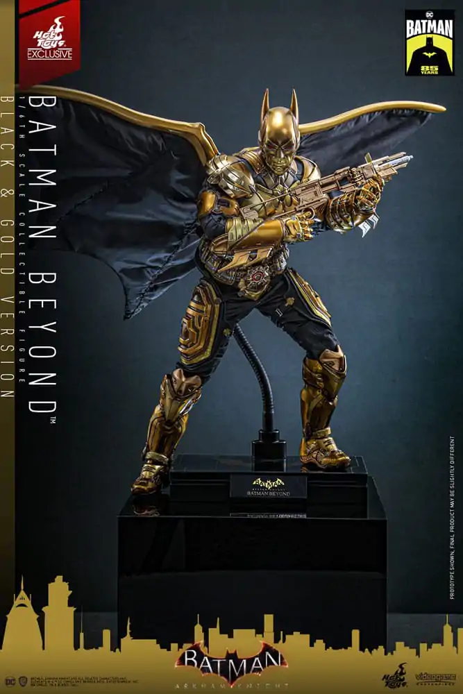 Batman: Arkham Knight Figurina de Acțiune Masterpiece Videogame 1/6 Batman Beyond (Black & Gold Version) 32 cm poza produsului