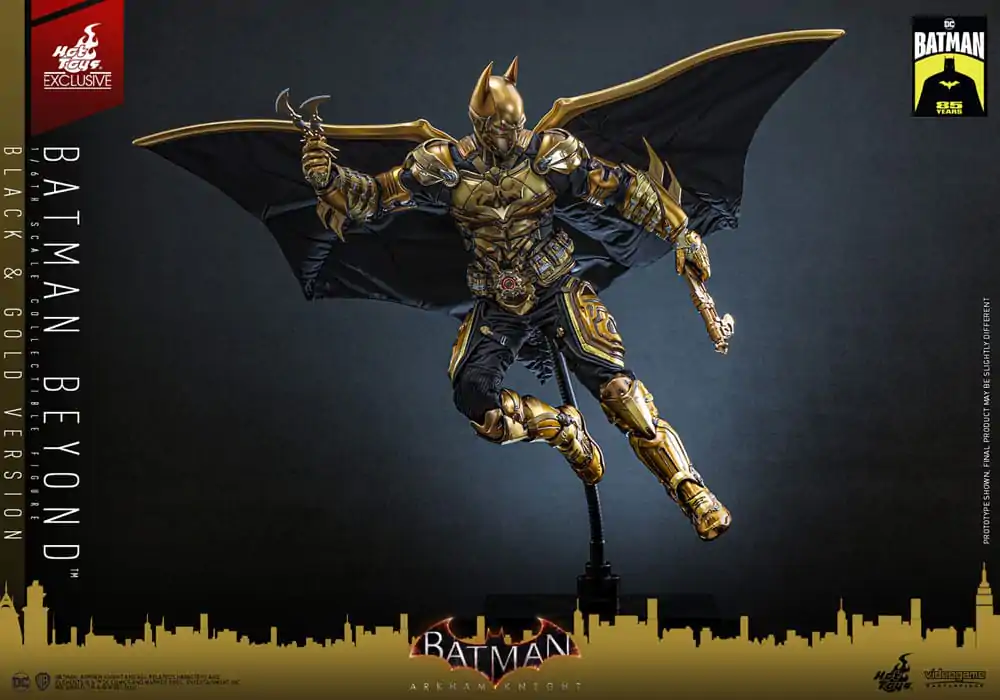 Batman: Arkham Knight Figurina de Acțiune Masterpiece Videogame 1/6 Batman Beyond (Black & Gold Version) 32 cm poza produsului