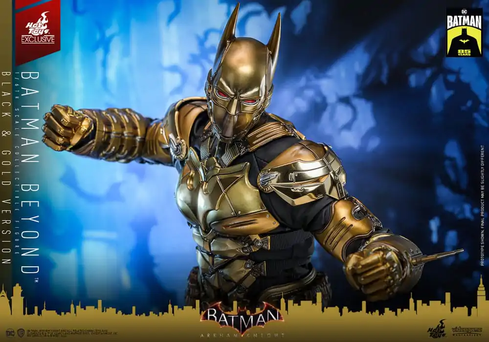 Batman: Arkham Knight Figurina de Acțiune Masterpiece Videogame 1/6 Batman Beyond (Black & Gold Version) 32 cm poza produsului