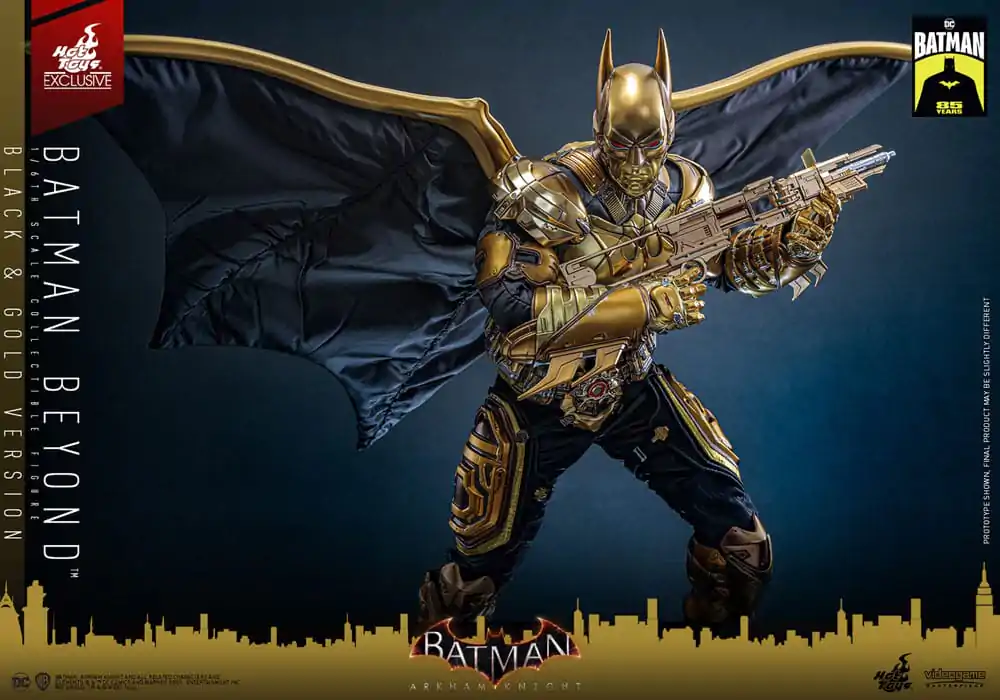 Batman: Arkham Knight Figurina de Acțiune Masterpiece Videogame 1/6 Batman Beyond (Black & Gold Version) 32 cm poza produsului