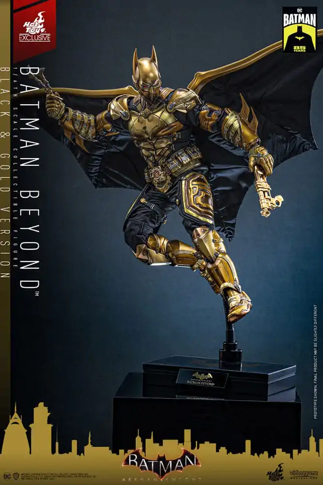 Batman: Arkham Knight Figurina de Acțiune Masterpiece Videogame 1/6 Batman Beyond (Black & Gold Version) 32 cm poza produsului