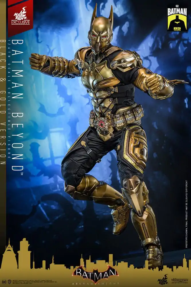 Batman: Arkham Knight Figurina de Acțiune Masterpiece Videogame 1/6 Batman Beyond (Black & Gold Version) 32 cm poza produsului
