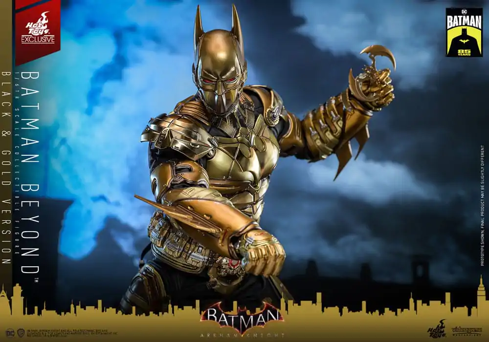 Batman: Arkham Knight Figurina de Acțiune Masterpiece Videogame 1/6 Batman Beyond (Black & Gold Version) 32 cm poza produsului