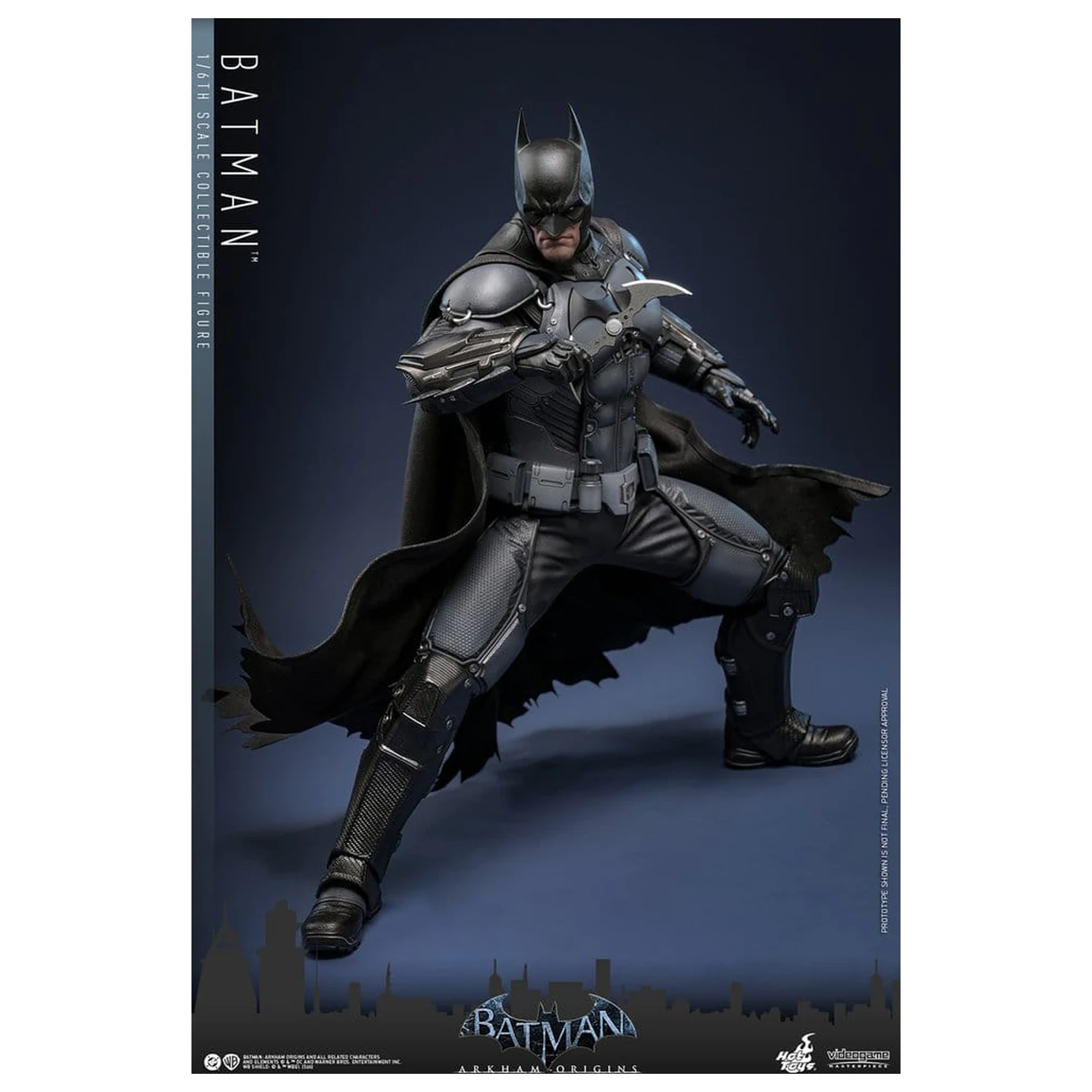 Batman Arkham Origins Videogame Masterpiece Figurina de Actiune 1/6 Batman 33 cm poza produsului
