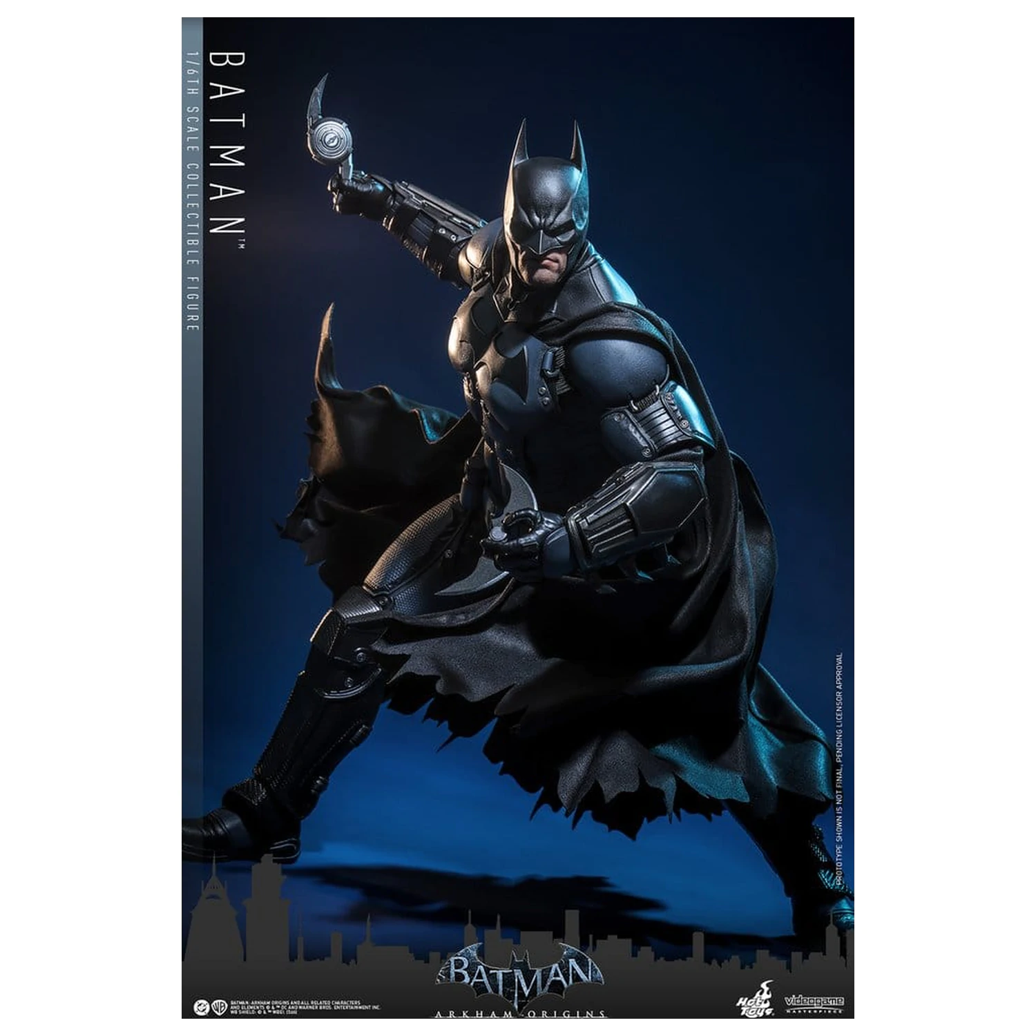 Batman Arkham Origins Videogame Masterpiece Figurina de Actiune 1/6 Batman 33 cm poza produsului
