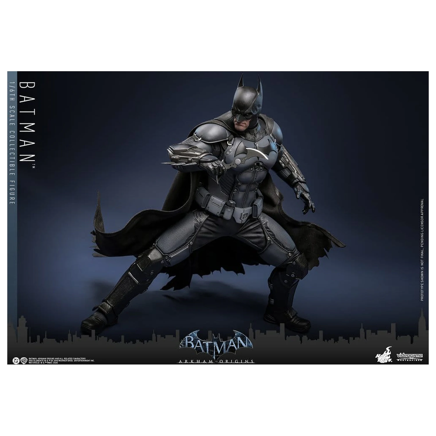 Batman Arkham Origins Videogame Masterpiece Figurina de Actiune 1/6 Batman 33 cm poza produsului