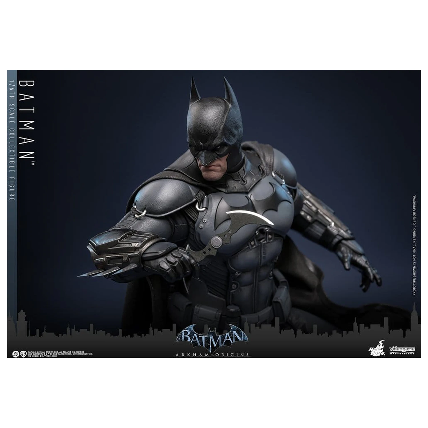 Batman Arkham Origins Videogame Masterpiece Figurina de Actiune 1/6 Batman 33 cm poza produsului