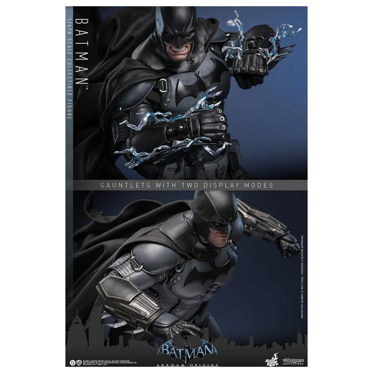 Batman Arkham Origins Videogame Masterpiece Figurina de Actiune 1/6 Batman 33 cm poza produsului