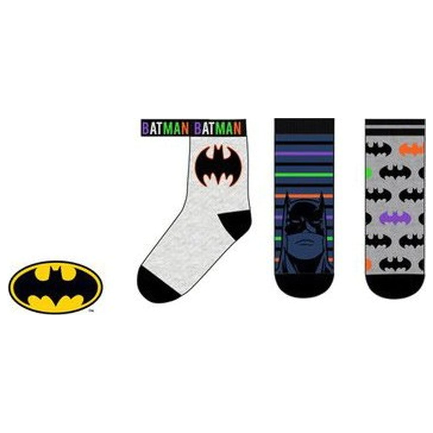 Batman Call Sign Dark șosete pentru copii 23/26 poza produsului
