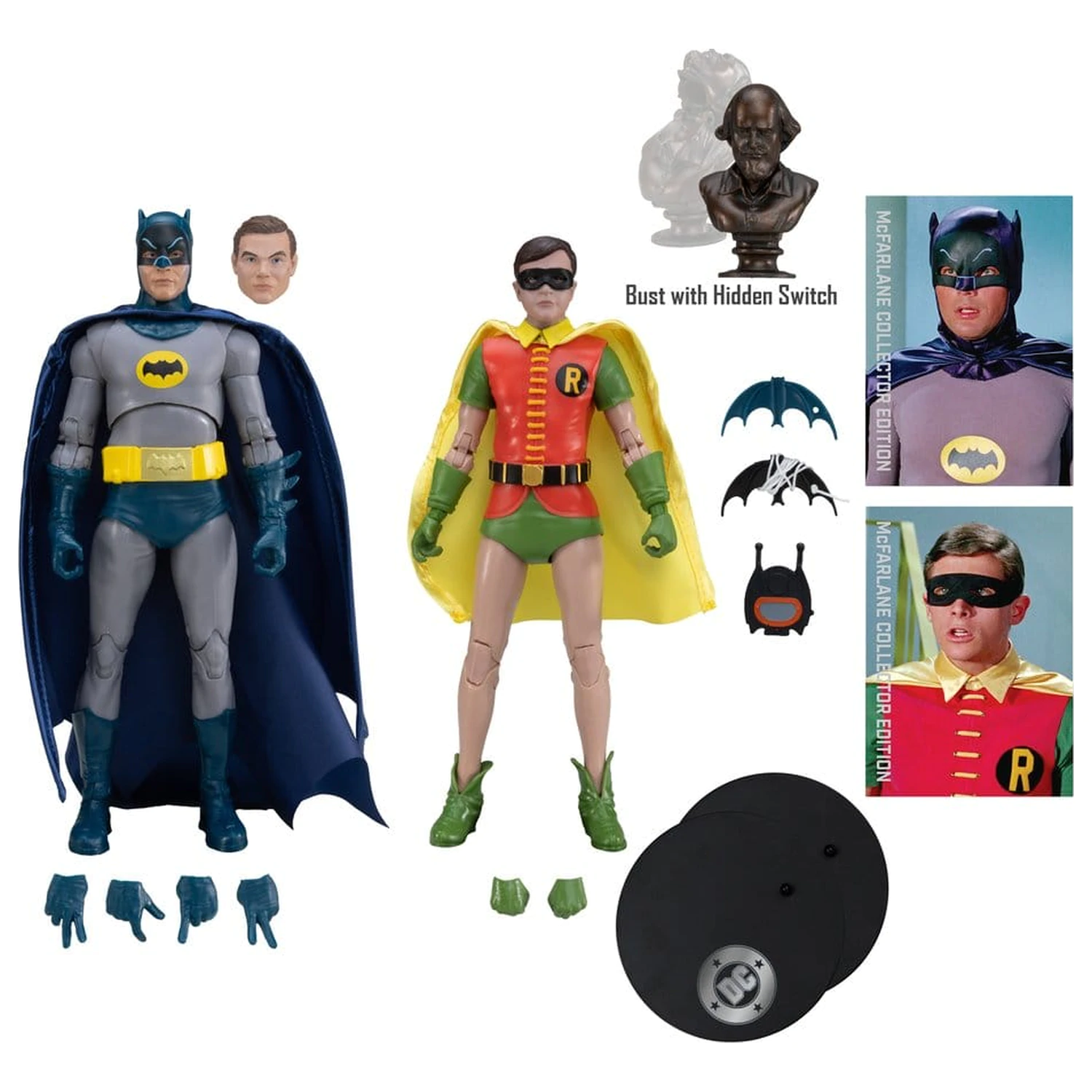 Batman Classic TV Series DC Multiverse McFarlane Collector Edition Action Figure 2-Pack Batman and Robin 18 cm poza produsului