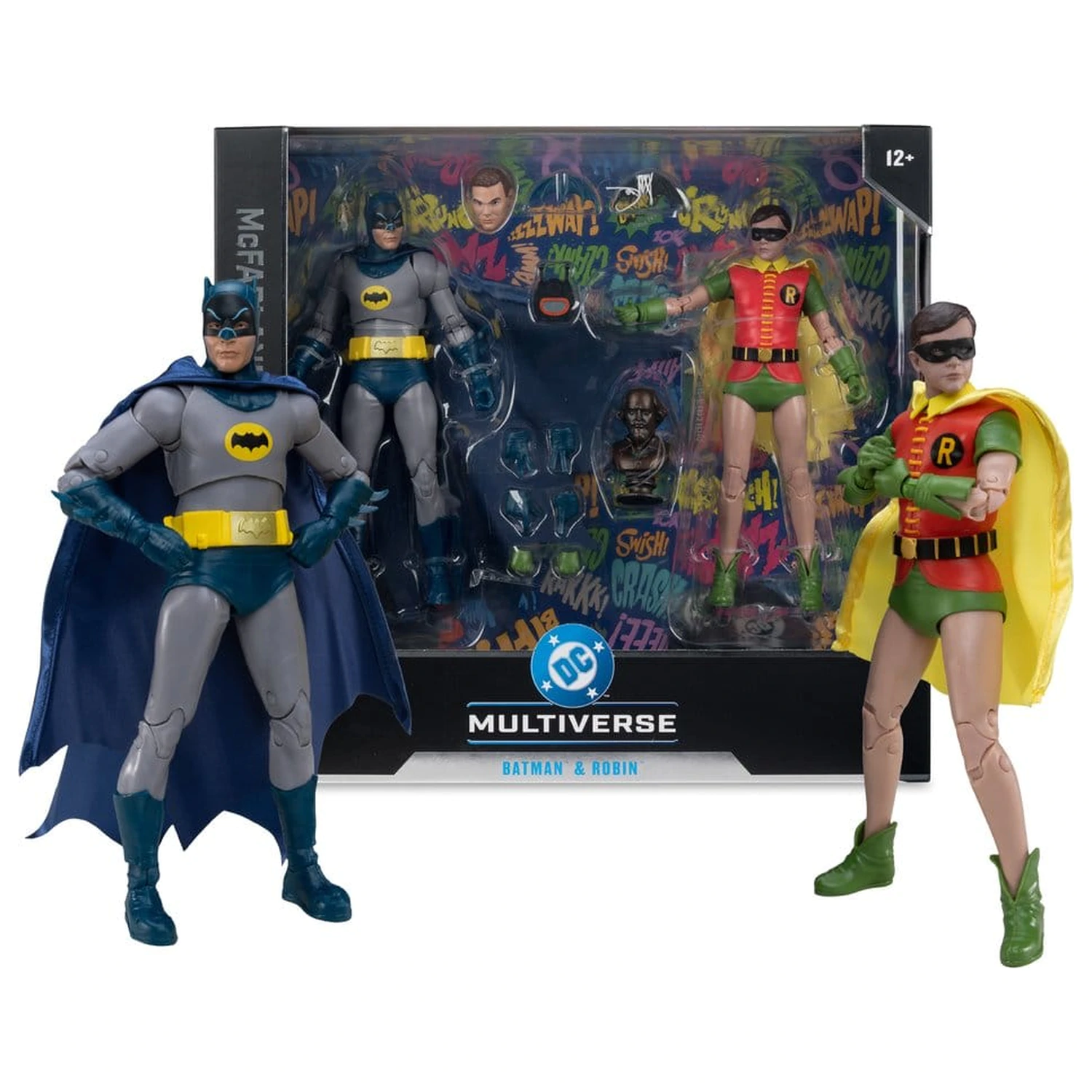Batman Classic TV Series DC Multiverse McFarlane Collector Edition Action Figure 2-Pack Batman and Robin 18 cm poza produsului
