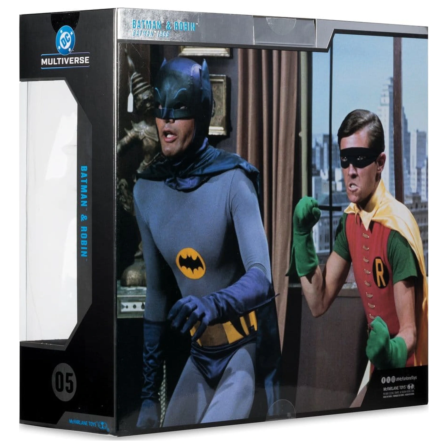 Batman Classic TV Series DC Multiverse McFarlane Collector Edition Action Figure 2-Pack Batman and Robin 18 cm poza produsului