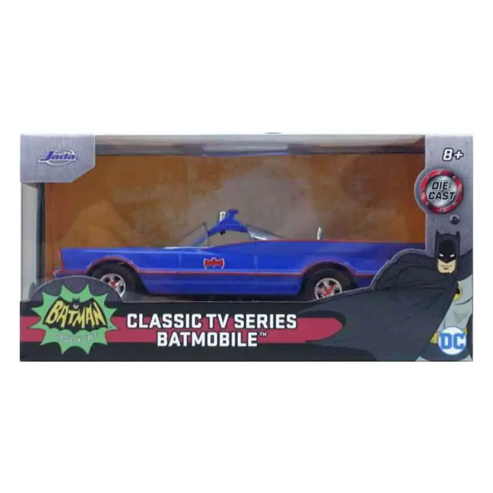 Batman Classic TV Series Model Diecast 1/32 1966 Classic Batmobile Cartoon Ver. poza produsului